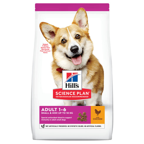 Hrana uscata pentru caini Hill's Canine Adult Small and Miniature cu pui si curcan 1.5 kg